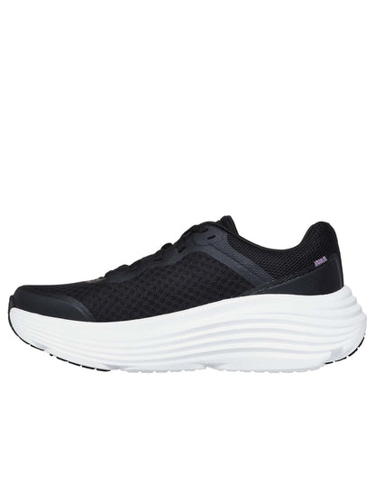 SNEAKERS MAX CUSHION ENDEAVOUR SKECHERS DA DONNA NERO BIANCO