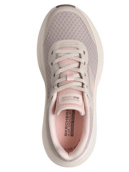 SNEAKERS MAX CUSHION ENDEAVOUR SKECHERS DA DONNA NATURALE