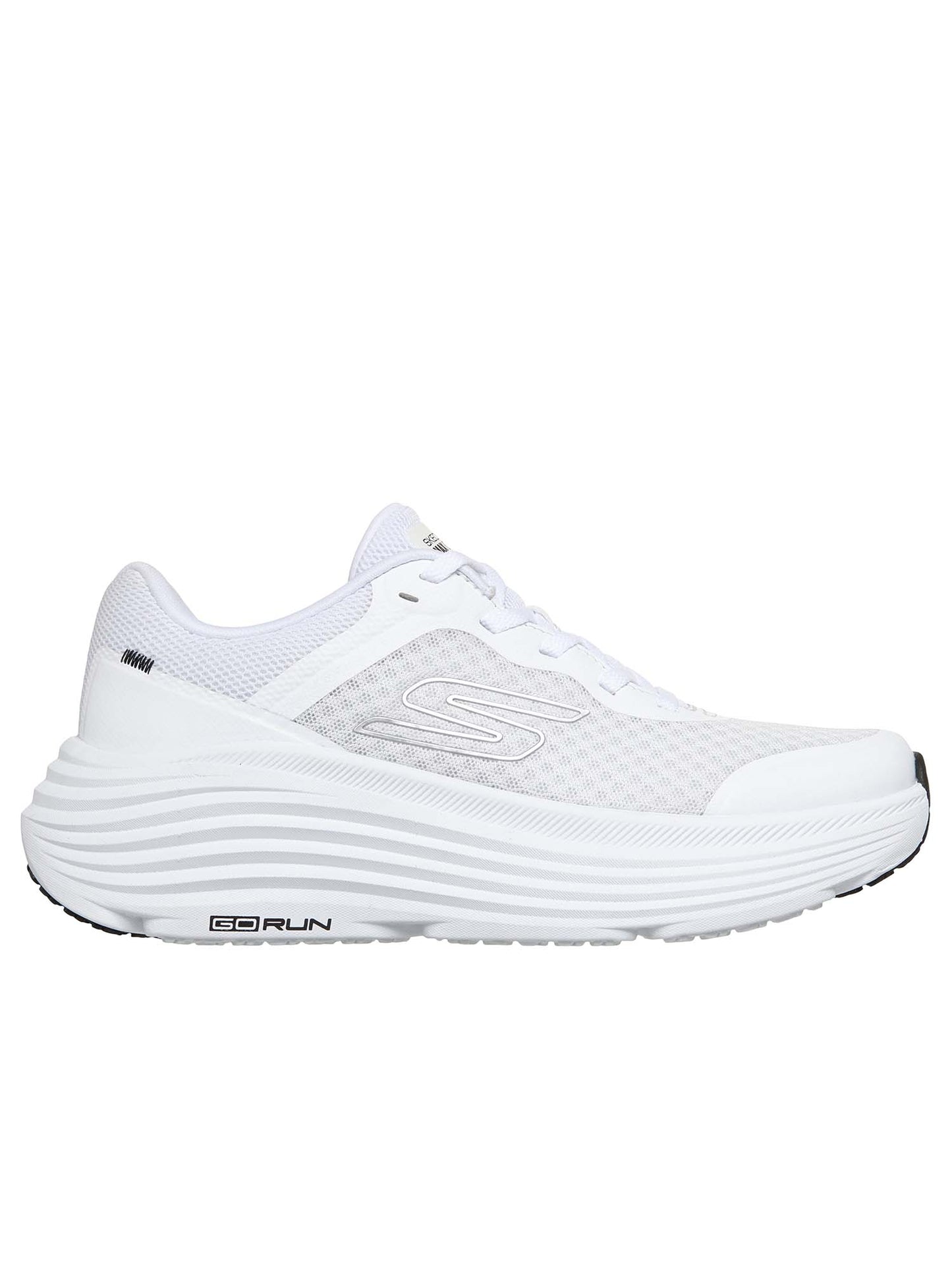 SNEAKERS MAX CUSHION ENDEAVOUR SKECHERS DA DONNA BIANCO-NERO