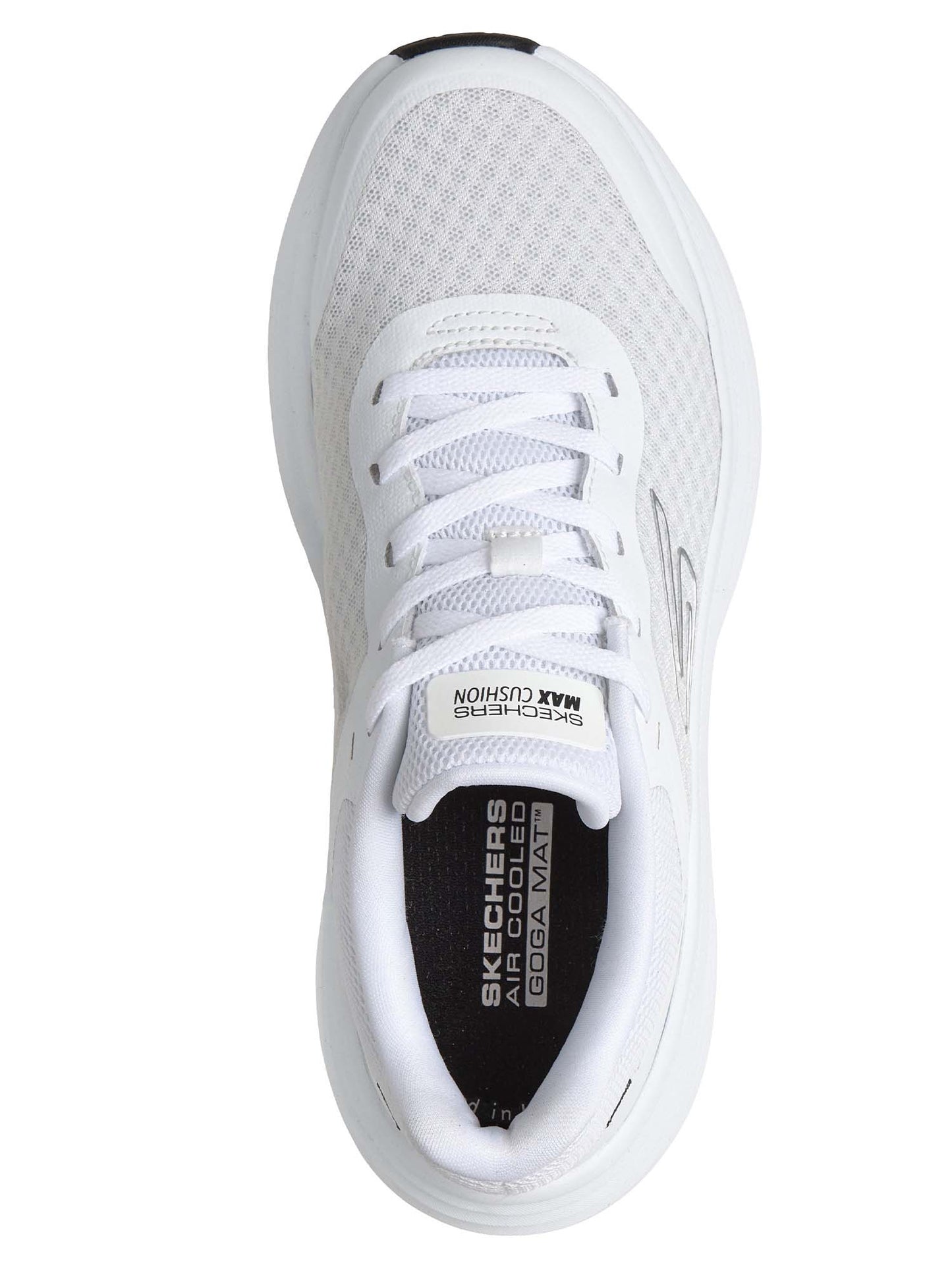 SNEAKERS MAX CUSHION ENDEAVOUR SKECHERS DA DONNA BIANCO-NERO
