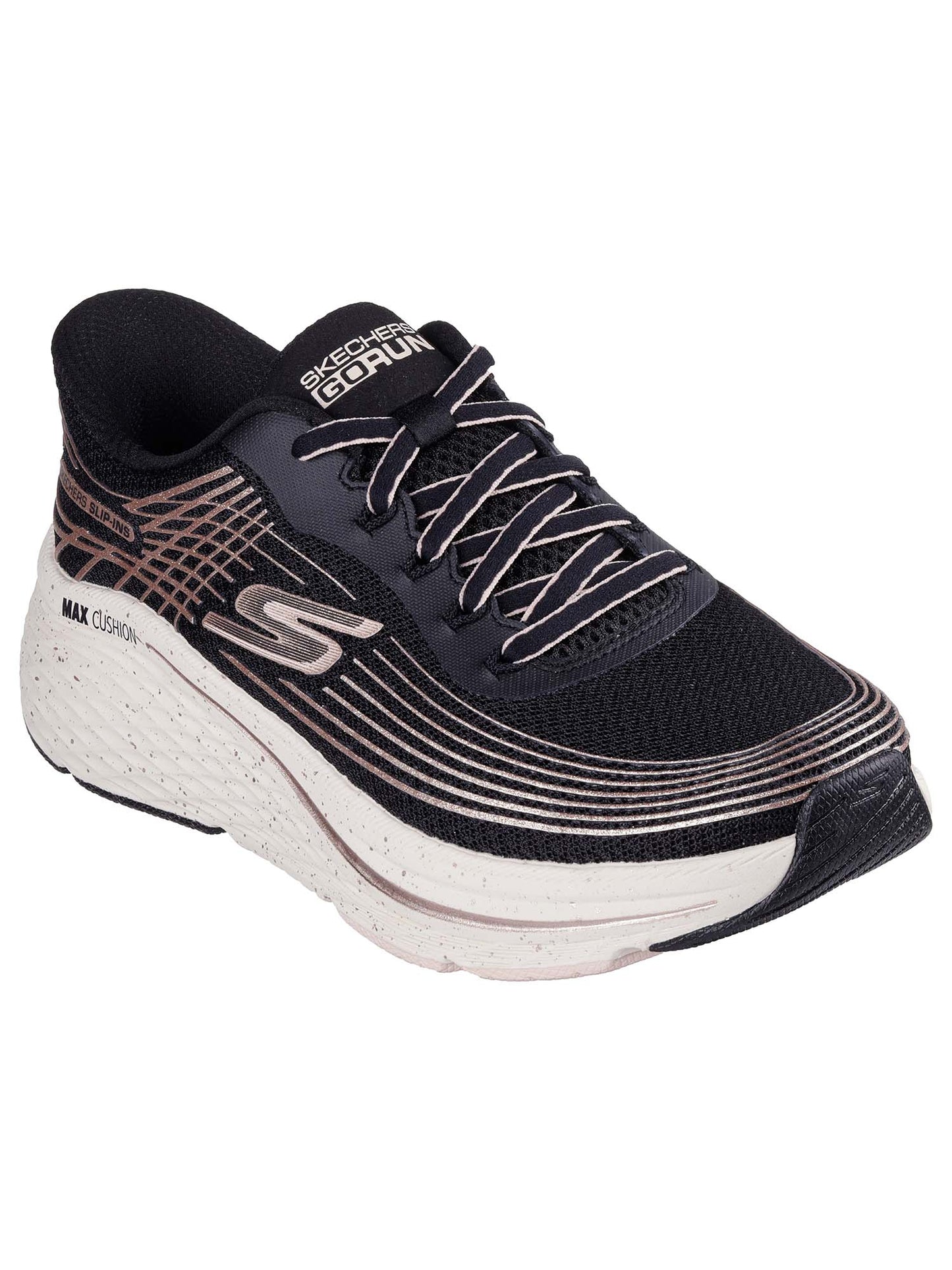 SLIP-INS MAX CUSHIONING ELITE 2.0 SKECHERS DA DONNA NERO ORO