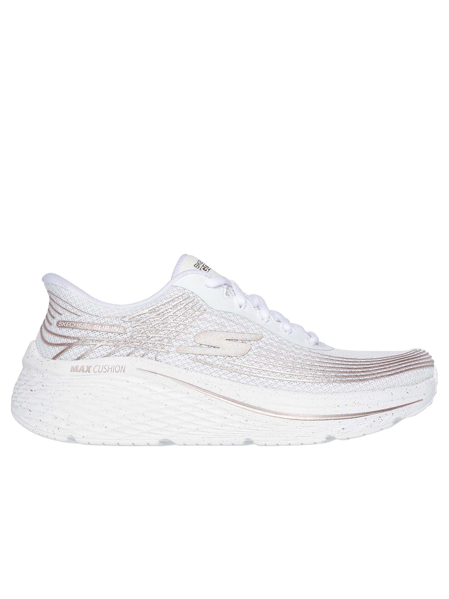 SLIP-INS MAX CUSHIONING ELITE 2.0 SKECHERS DA DONNA BIANCO ORO