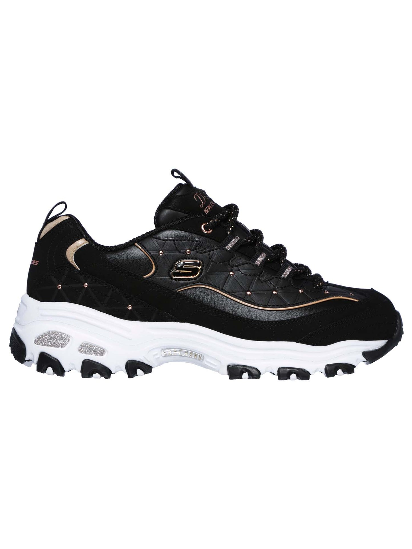 Skechers D'Lites Glamour Feels, sneakers da donna nere