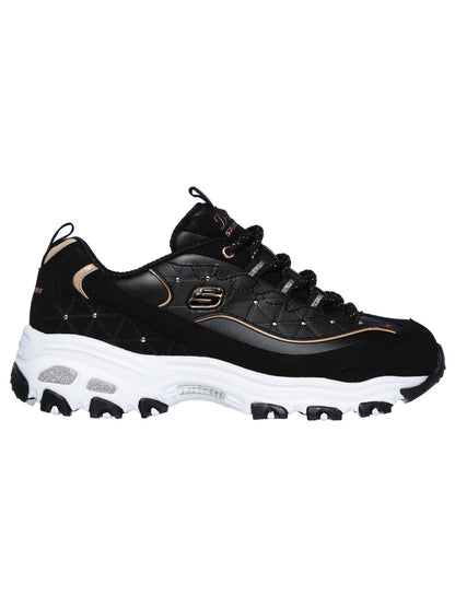 Skechers D'Lites Glamour Feels, sneakers da donna nere