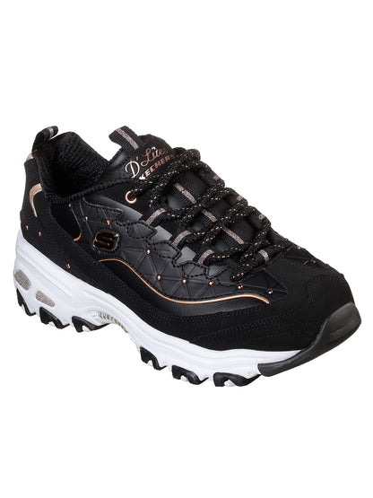 Skechers D'Lites Glamour Feels, sneakers da donna nere