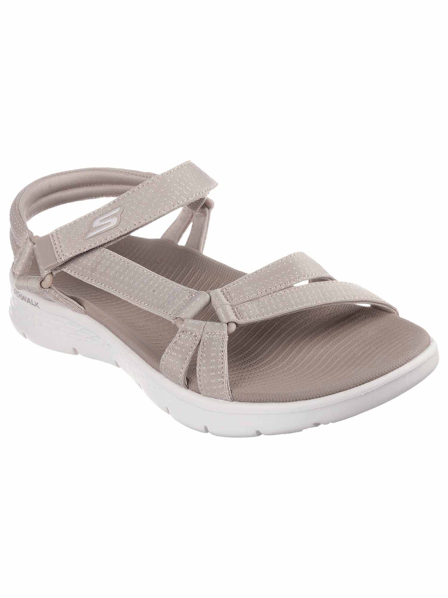 SANDALO GO WALK SKECHERS DONNA TAUPE