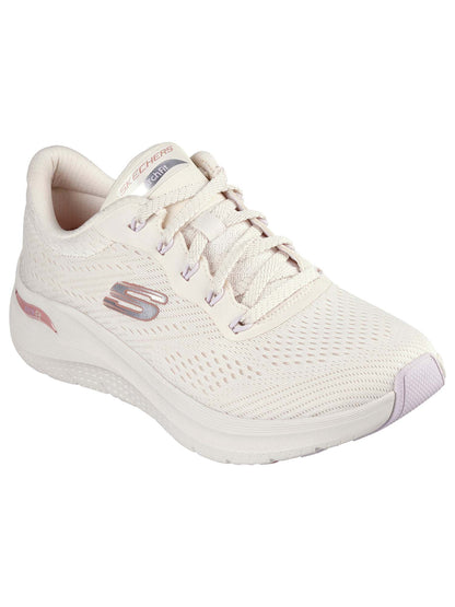 SNEAKERS VEGAN ARCH FIT 2.0 SKECHERS  DA DONNA NATURALE