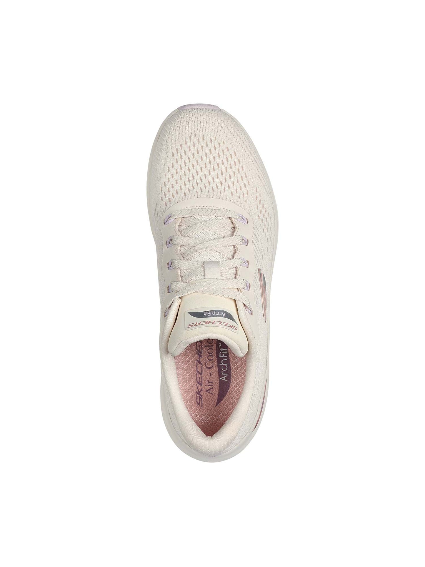 SNEAKERS VEGAN ARCH FIT 2.0 SKECHERS  DA DONNA NATURALE