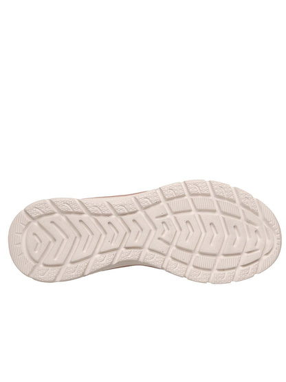 SNEAKERS FASHION FIT SKECHERS DA DONNA NERO ROSA