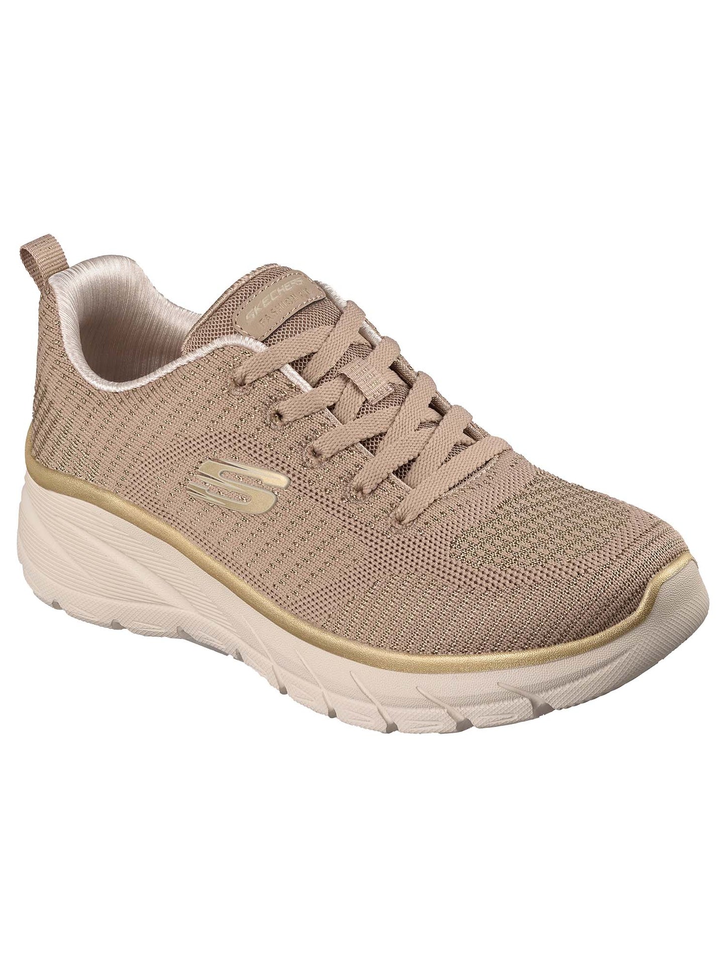 SNEAKERS FASHION FIT SKECHERS DA DONNA TAUPE
