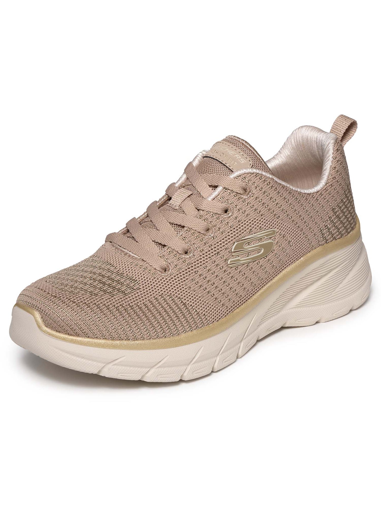 SNEAKERS FASHION FIT SKECHERS DA DONNA TAUPE