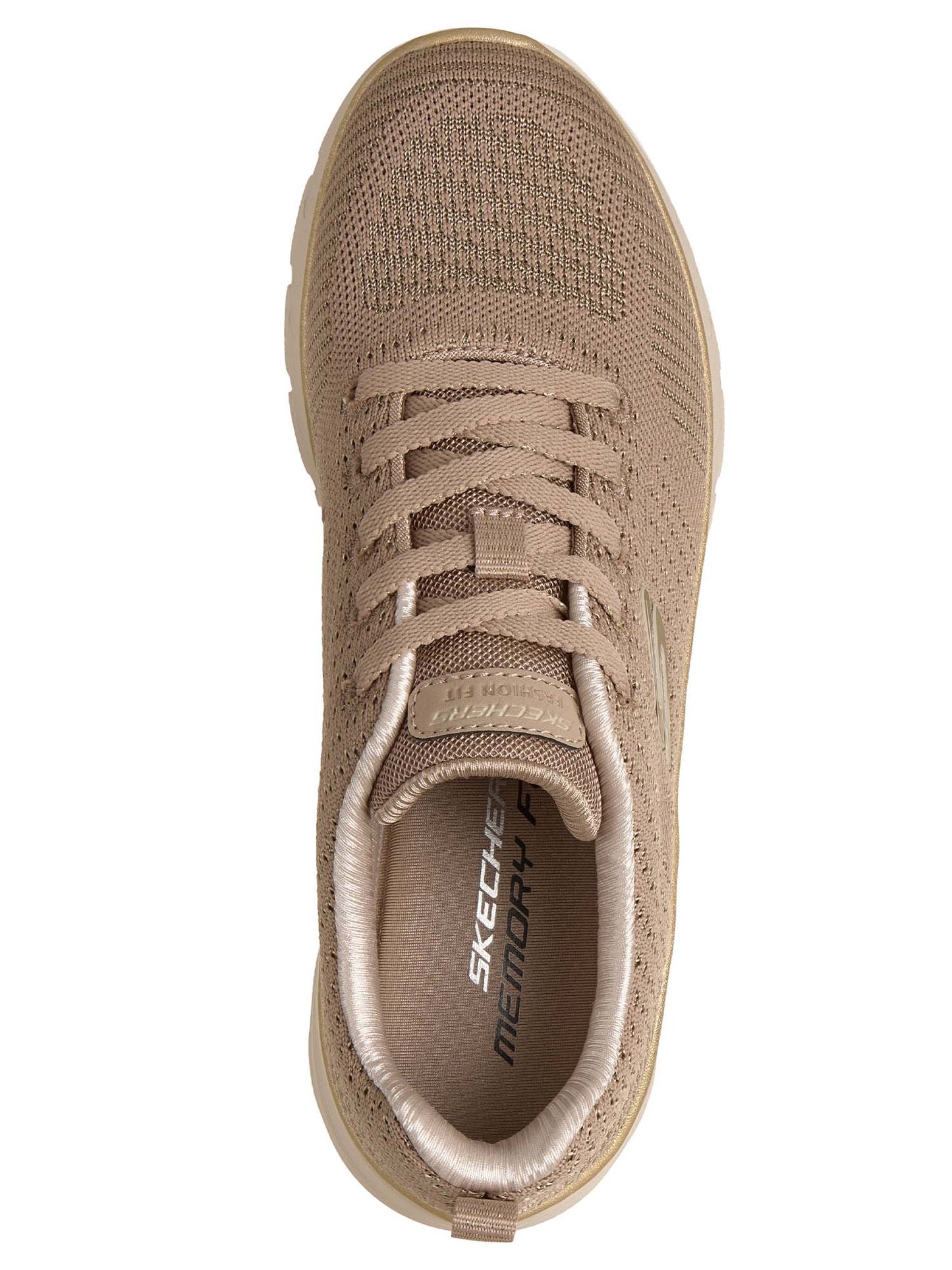 SNEAKERS FASHION FIT SKECHERS DA DONNA TAUPE