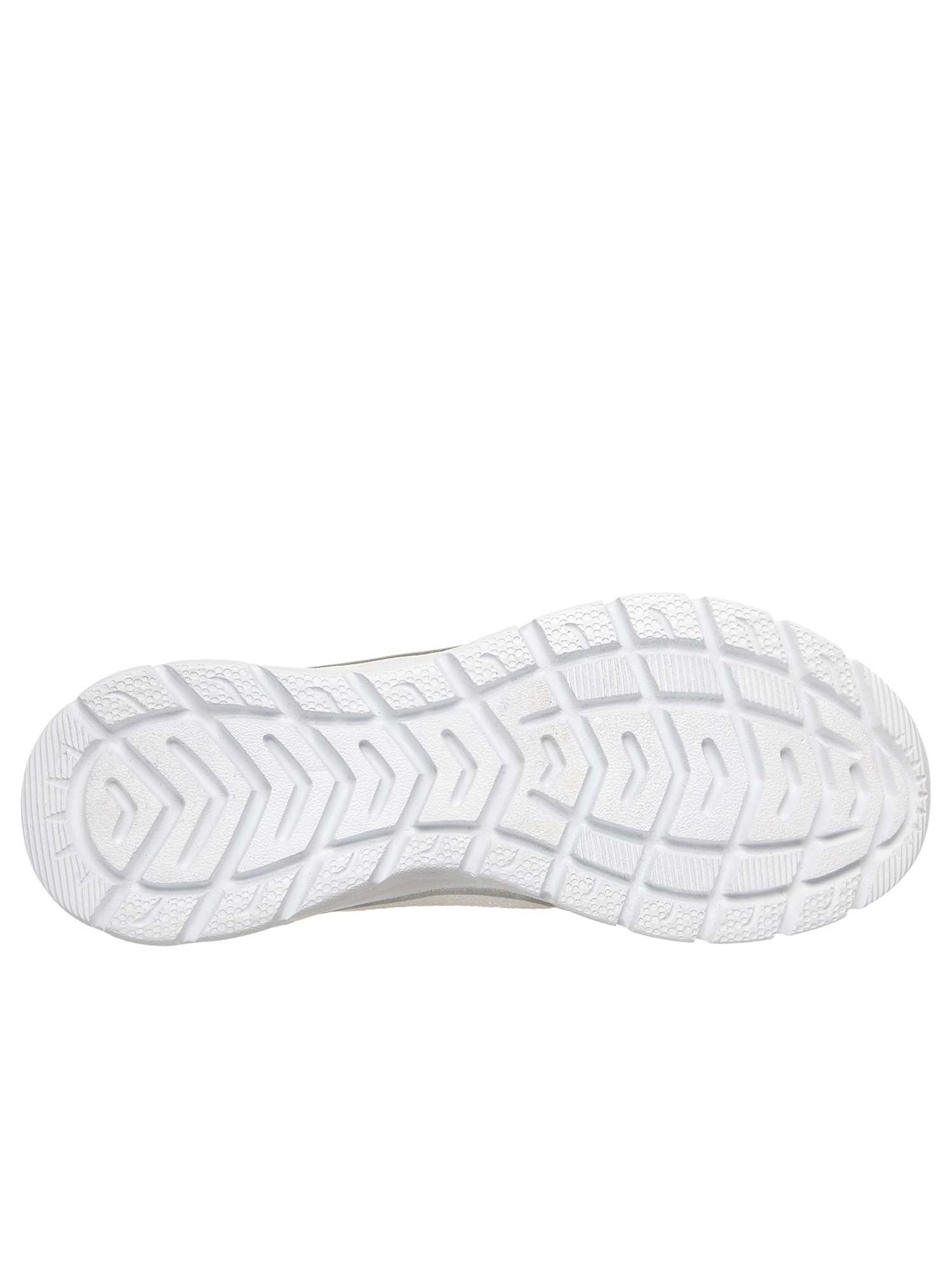 SNEAKERS FASHION FIT SKECHERS DA DONNA BIANCO ARGENTO