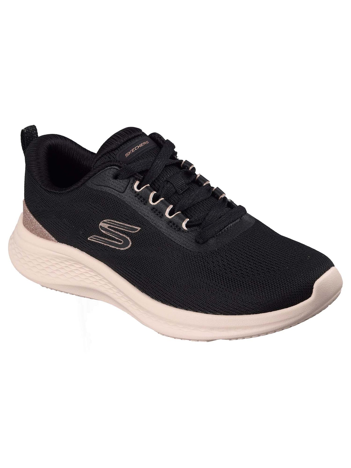 SNEAKERS VEGANA SKECH-LITE SKECHERS DA DONNA NERO ORO