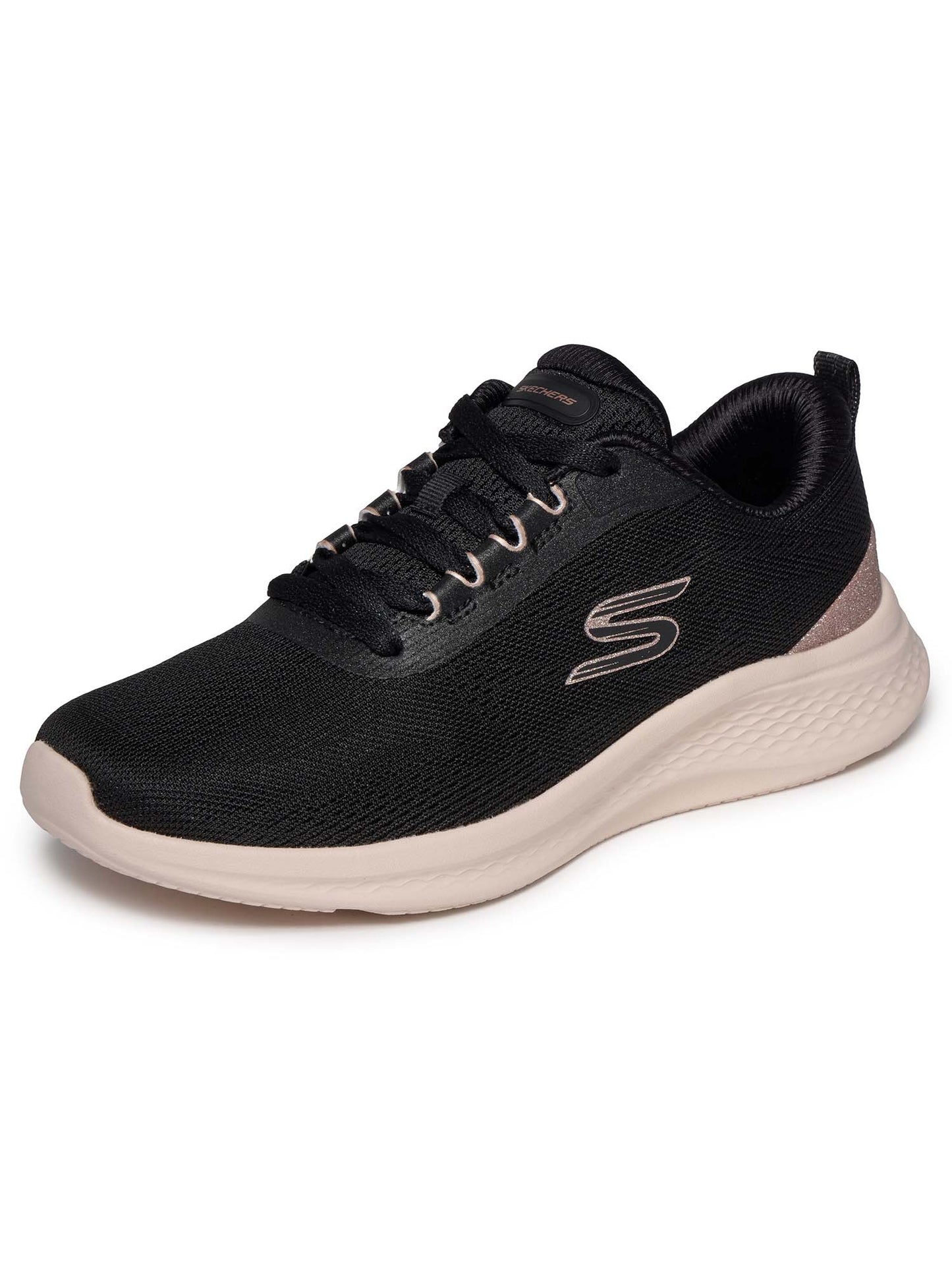 SNEAKERS VEGANA SKECH-LITE SKECHERS DA DONNA NERO ORO