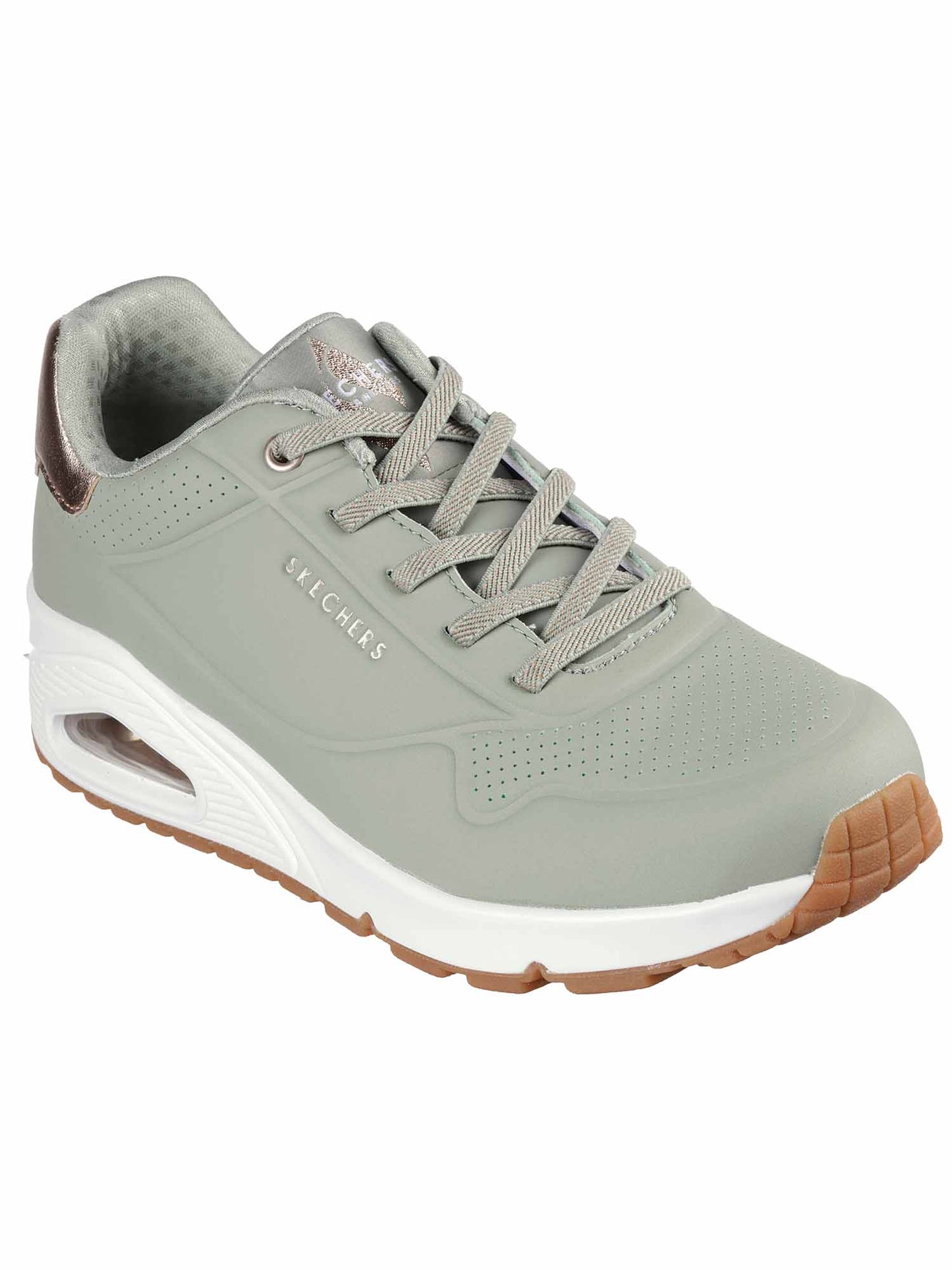 SNEAKERS UNO SHIMMER SKECHERS DONNA VERDE