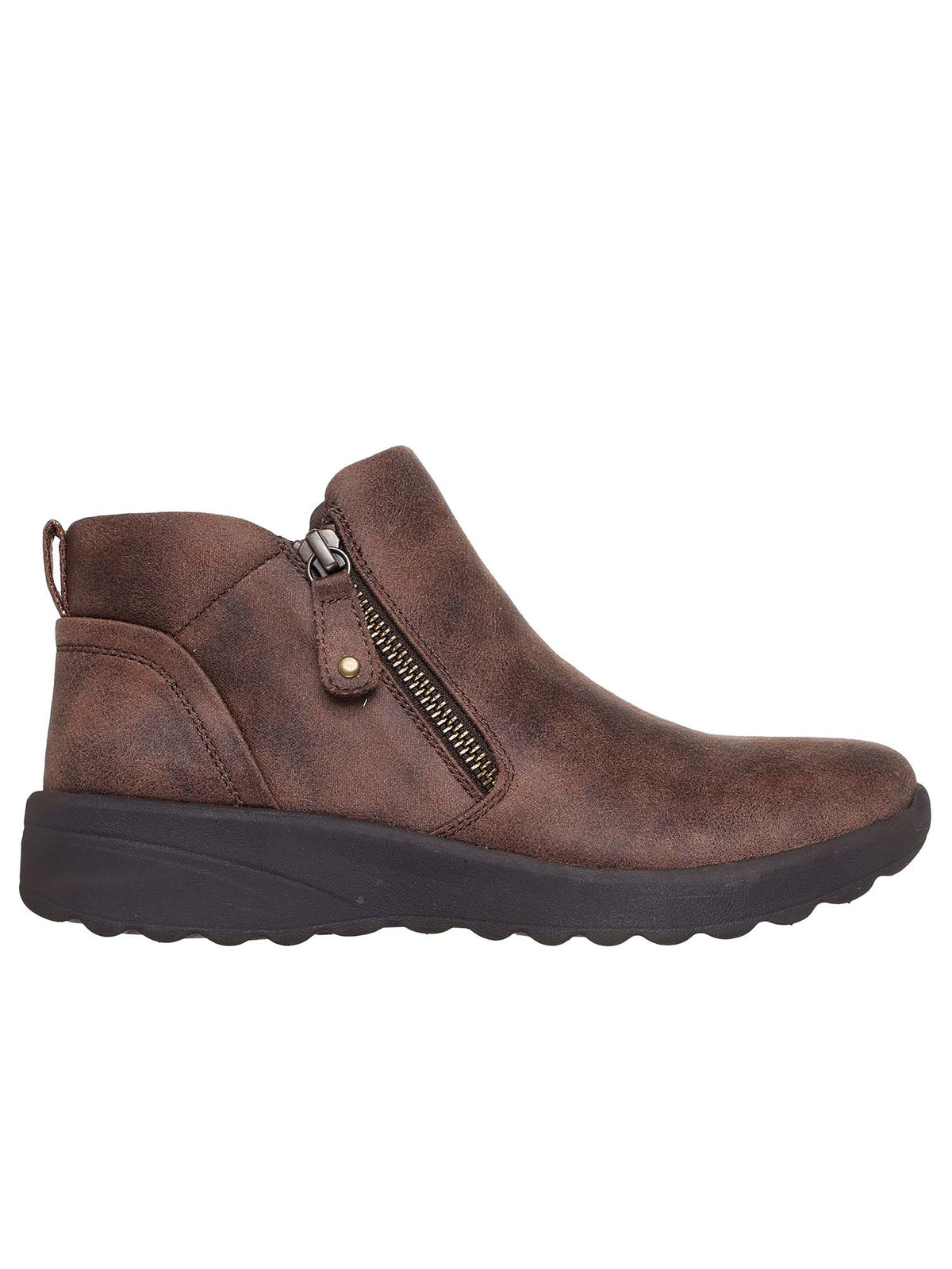 Skechers lovely vibe stivale da donna cioccolato