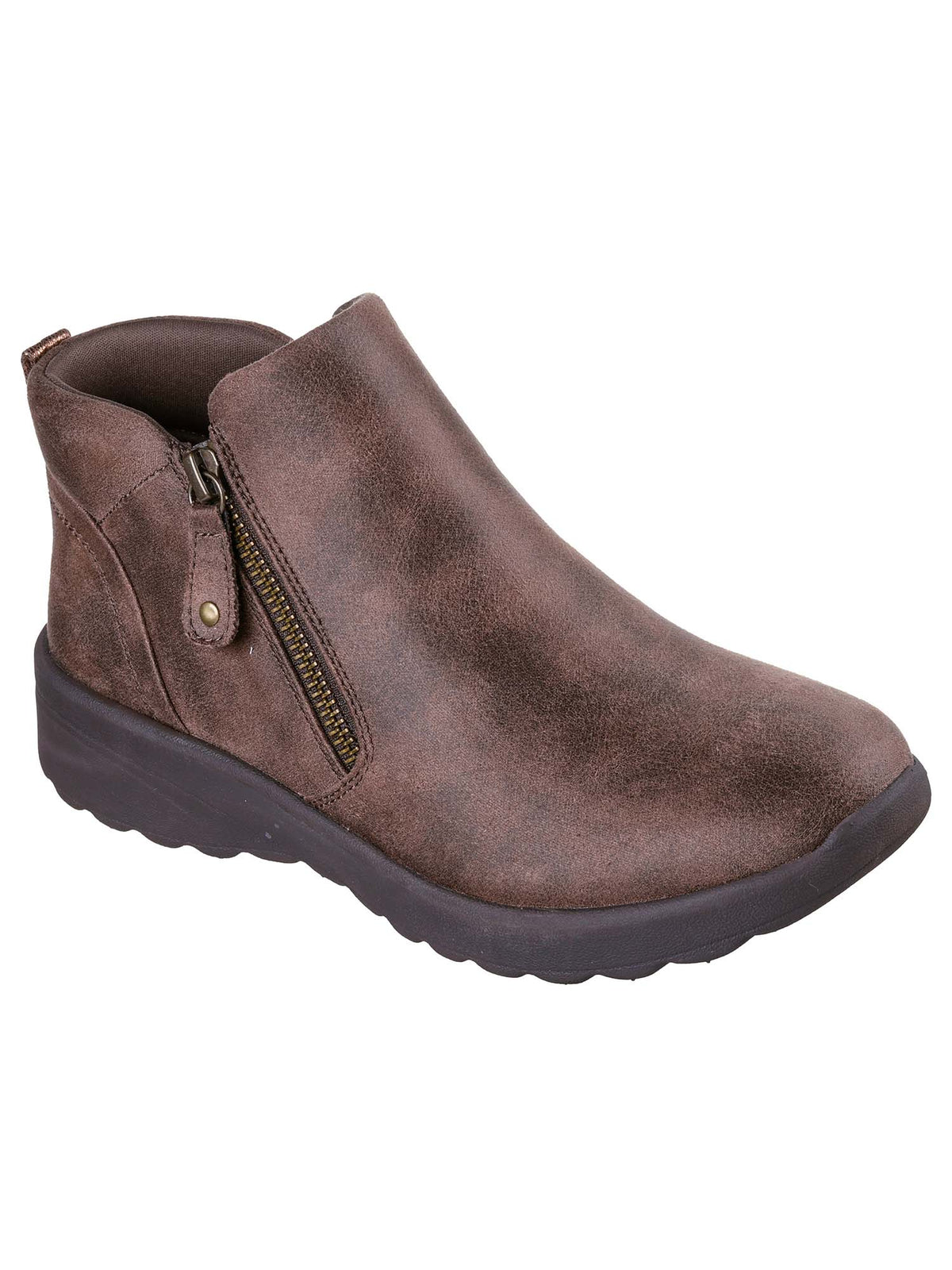 Skechers lovely vibe stivale da donna cioccolato