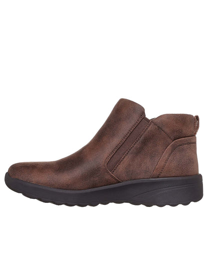 Skechers lovely vibe stivale da donna cioccolato