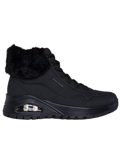 SCARPONCINO UNO RUGGED FALL AIR SKECHERS DA DONNA NERO