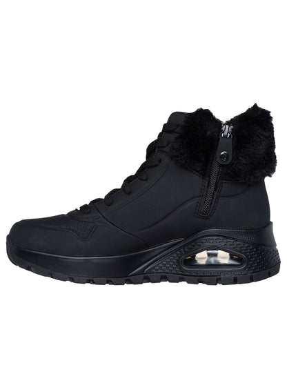 SCARPONCINO UNO RUGGED FALL AIR SKECHERS DA DONNA NERO