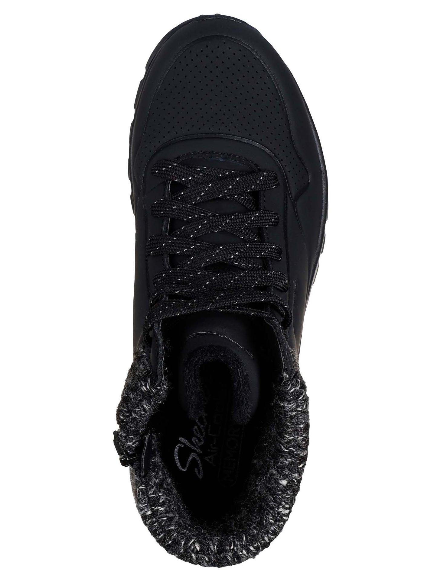 SCARPONCINO UNO RUGGED SKECHERS DA DONNA NERO
