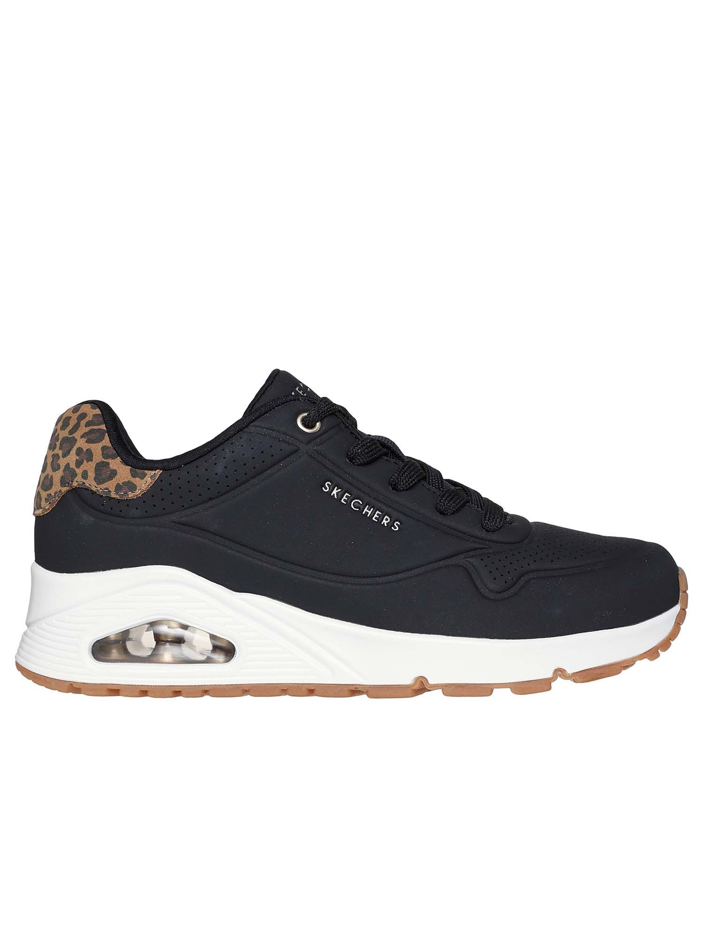 SNEAKERS UNO JUNGLE SKECHERS DA DONNA NERO