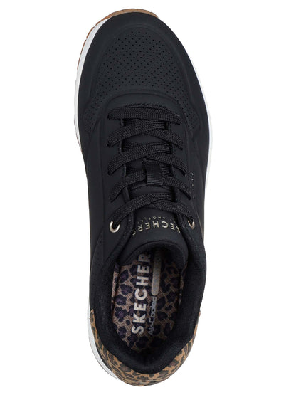 SNEAKERS UNO JUNGLE SKECHERS DA DONNA NERO
