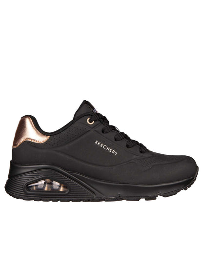 SNEAKERS UNO GOLDEN AIR SKECHERS DA DONNA NERO