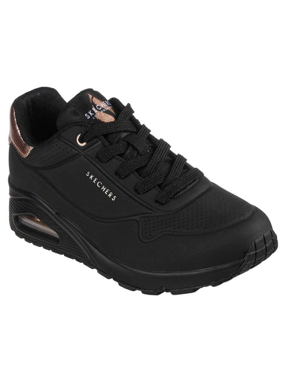 SNEAKERS UNO GOLDEN AIR SKECHERS DA DONNA NERO