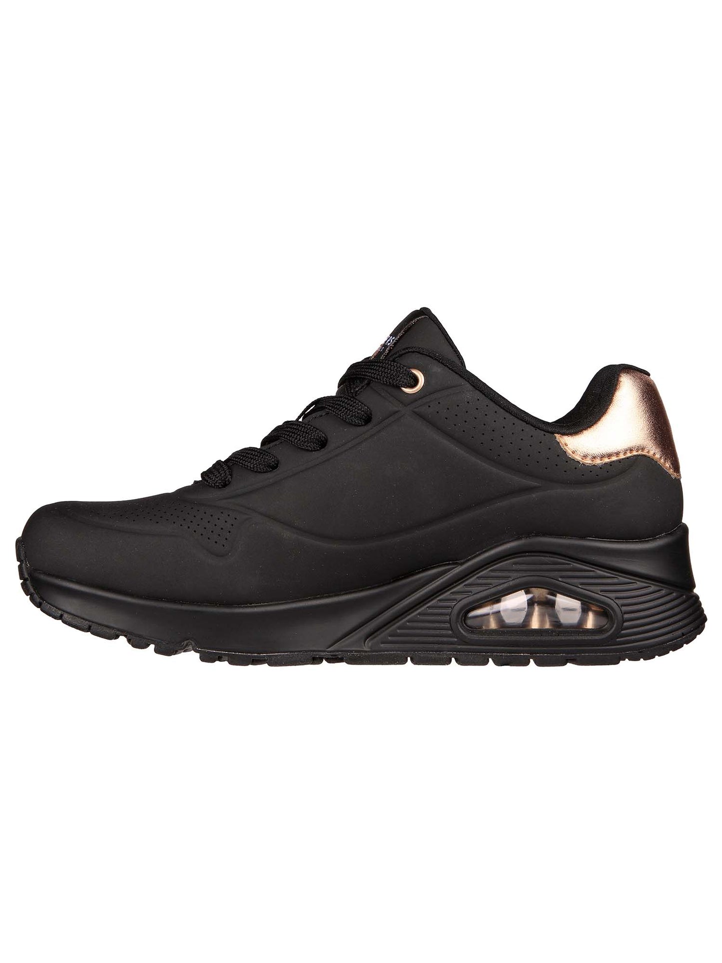 SNEAKERS UNO GOLDEN AIR SKECHERS DA DONNA NERO