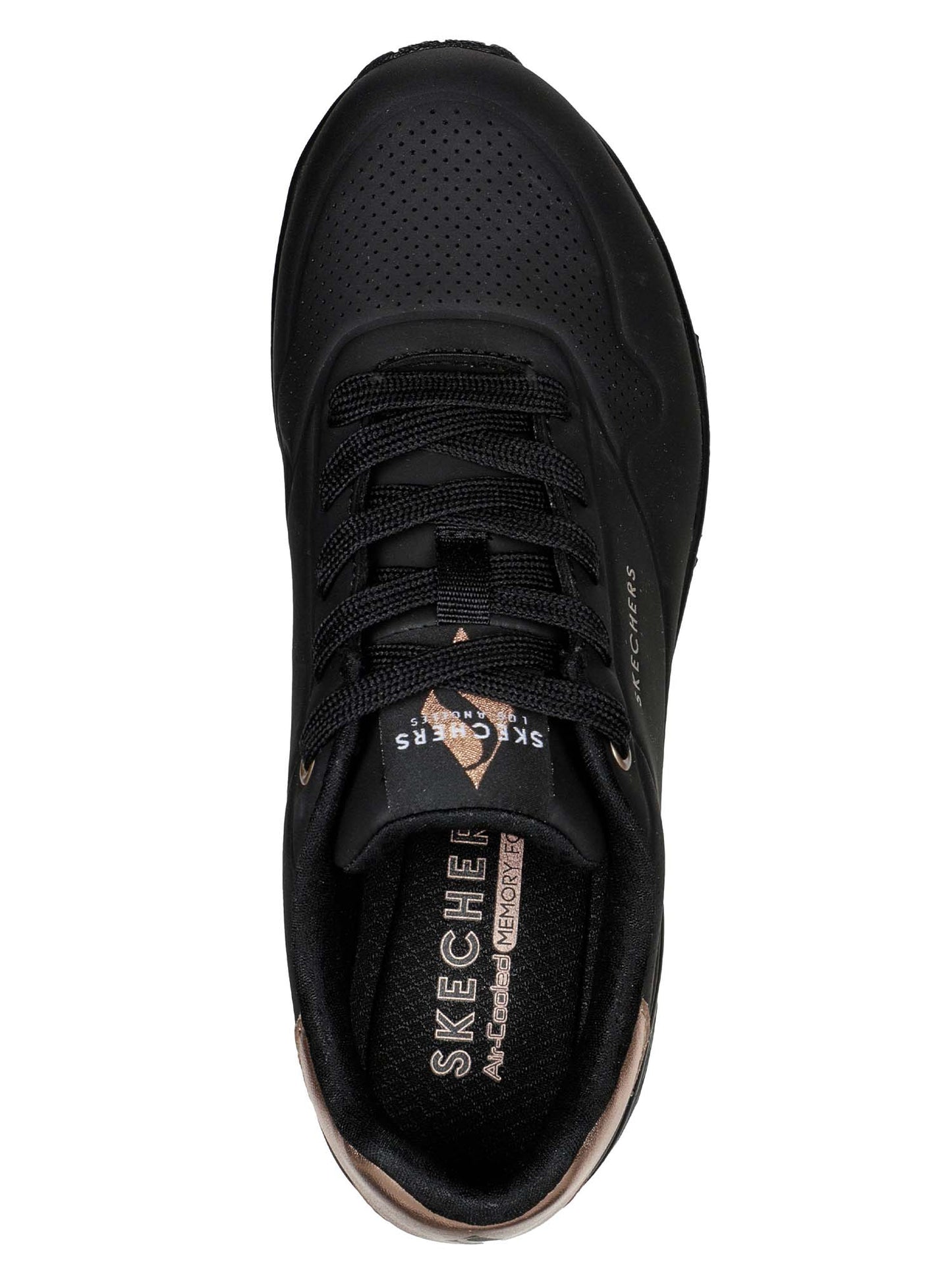 SNEAKERS UNO GOLDEN AIR SKECHERS DA DONNA NERO