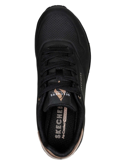 SNEAKERS UNO GOLDEN AIR SKECHERS DA DONNA NERO