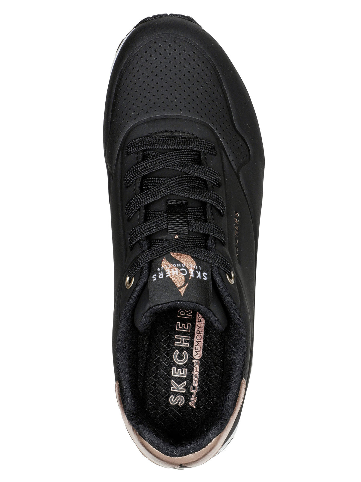 Skechers uno golden sneakers da donna nero oro