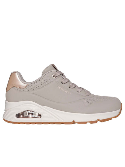 Skechers uno golden sneakers da donna taupe