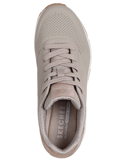 Skechers uno golden sneakers da donna taupe