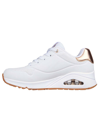 SNEAKERS UNO GOLDEN AIR SKECHERS DA DONNA BIANCO