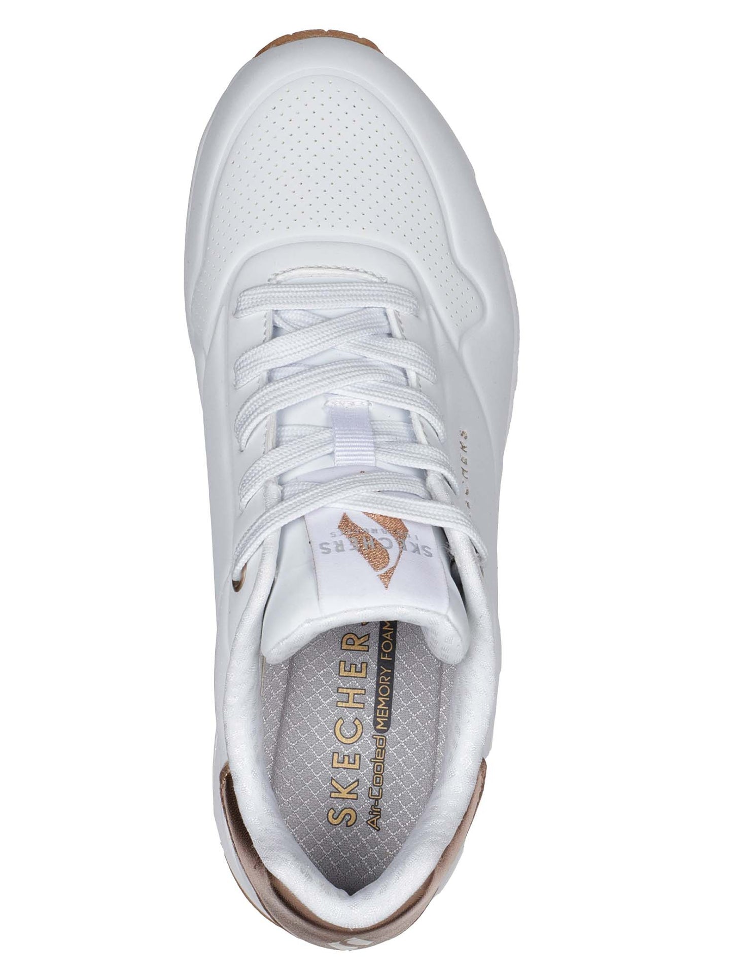 SNEAKERS UNO GOLDEN AIR SKECHERS DA DONNA BIANCO