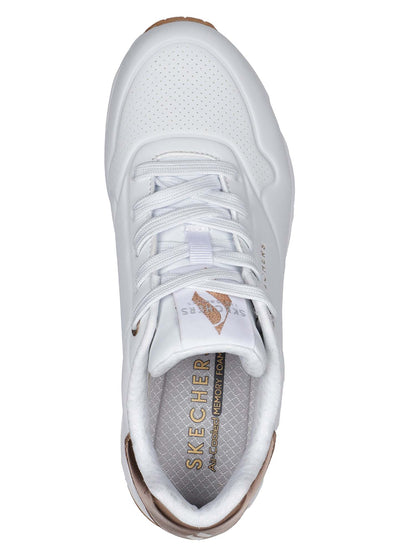 SNEAKERS UNO GOLDEN AIR SKECHERS DA DONNA BIANCO