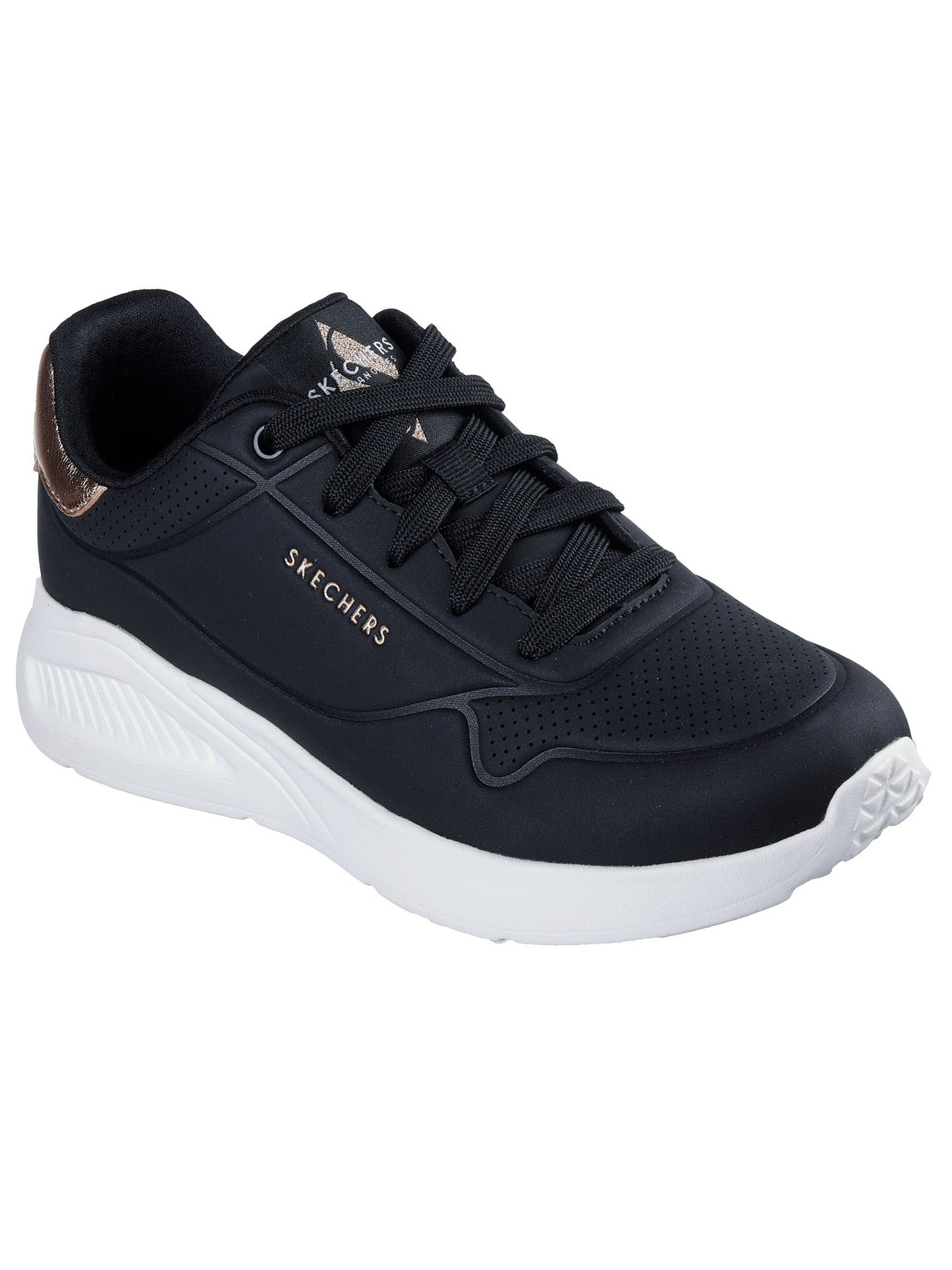 SNEAKERS UNO LIGHT SKECHERS DA DONNA NERO