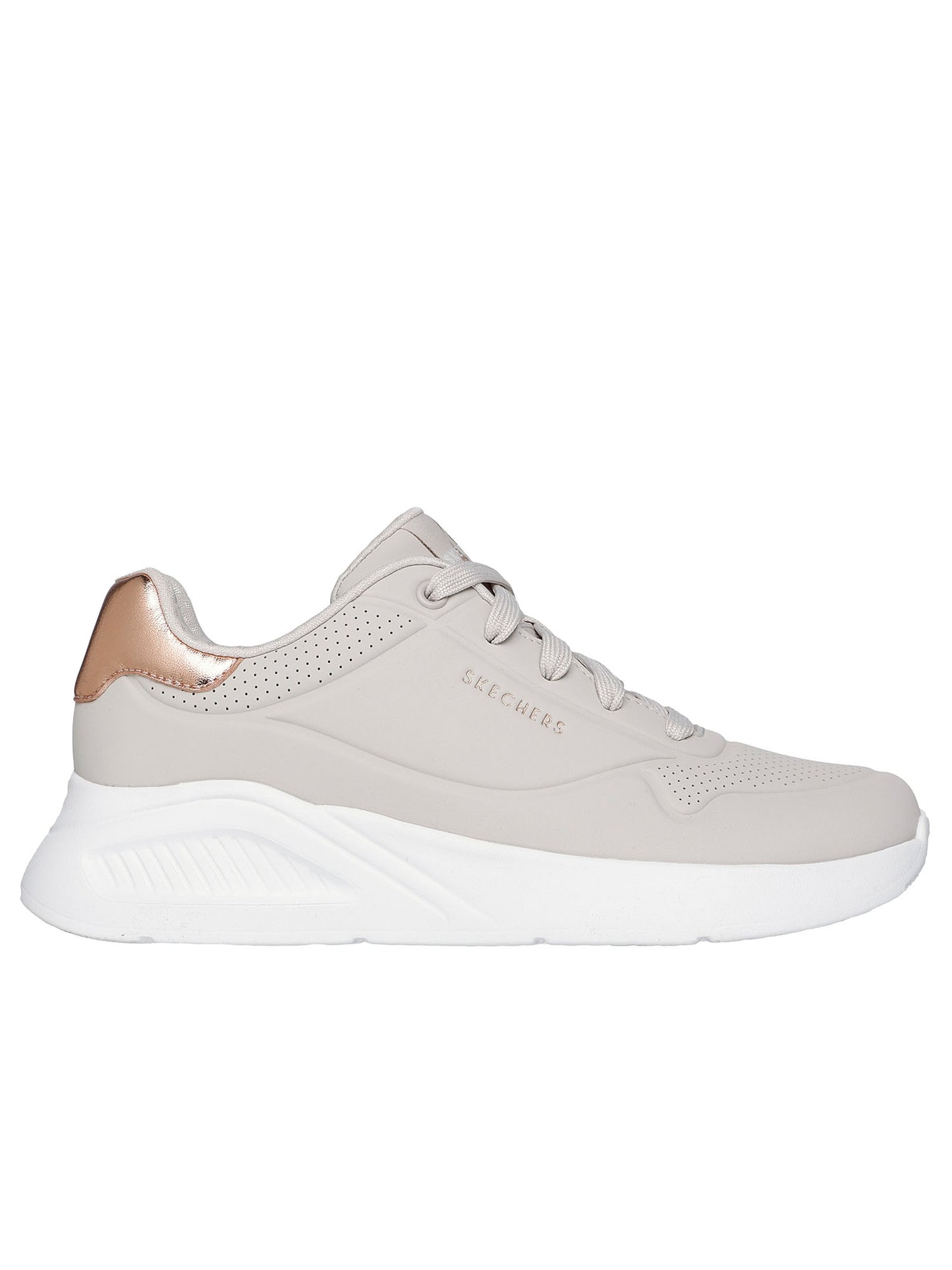 SNEAKERS UNO LIGHT SKECHERS DA DONNA NATURALE