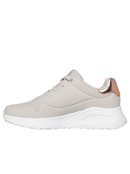 SNEAKERS UNO LIGHT SKECHERS DA DONNA NATURALE