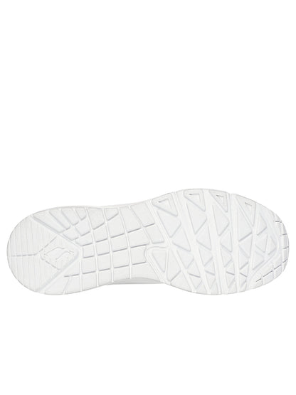 SNEAKERS UNO WEDGE SKECHERS DA DONNA BIANCO BRONZO