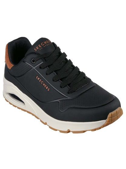 SKECHERS SNEAKERS UNO SUITED ON AIR DA UOMO NERO