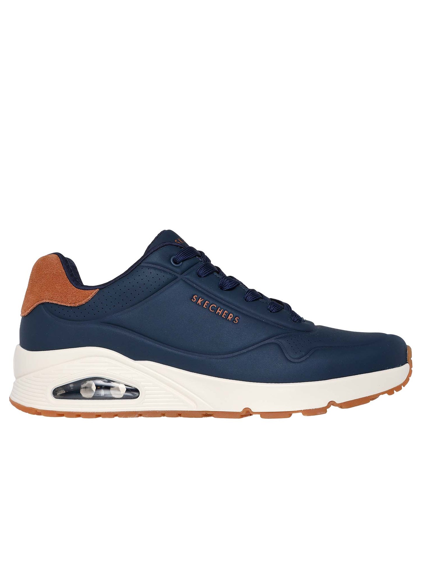 SKECHERS SNEAKERS UNO SUITED ON AIR DA UOMO BLU