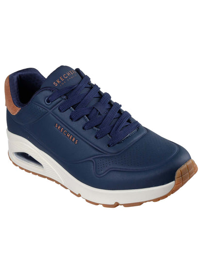 SKECHERS SNEAKERS UNO SUITED ON AIR DA UOMO BLU