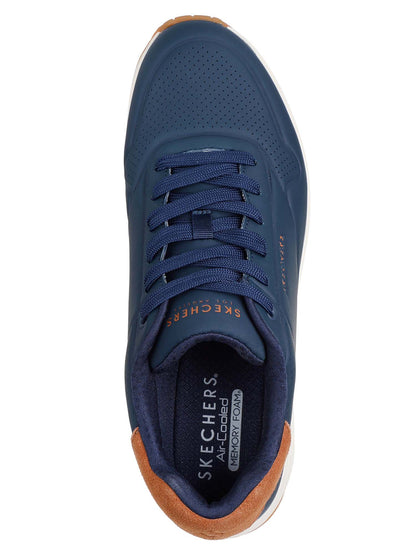 SNEAKERS UNO SUITED ON AIR SKECHERS DA UOMO BLU