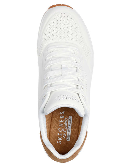 SNEAKERS UNO SUITED ON AIR SKECHERS DA UOMO BIANCO