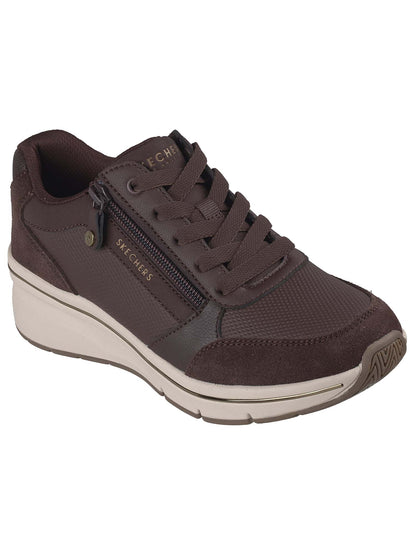 Skechers Billion Flex Luxe Up, sneakers da donna marroni