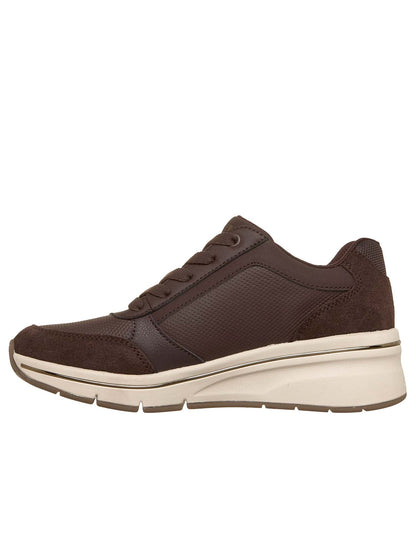 Skechers Billion Flex Luxe Up, sneakers da donna marroni
